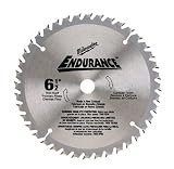 Milwaukee 48-40-4108 6-1/2-Inch 24 Tooth ATB General Purpose Saw Blade with 5/8-Inch Arbor for Blade Left Saws