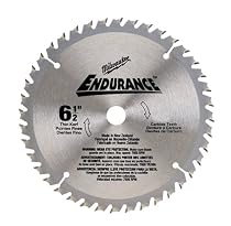 Milwaukee 48-40-4108 6-1/2-Inch 24 Tooth ATB General Purpose Saw Blade with 5/8-Inch Arbor for Blade Left Saws