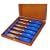 Footprint 87 Series 127463 Set of 6 Blue Poly Handle Chisels in Wooden Box