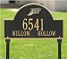 Tampa Bay Rays Black and Gold Personalized Address Lawn Plaque