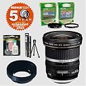 Canon EF-S 10-22mm f/3.5-4.5 USM AF Zoom Super Wide Angle Lens & 6 Year Warranty & Filters & Accessory Kit