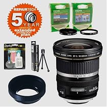 Canon EF-S 10-22mm f/3.5-4.5 USM AF Zoom Super Wide Angle Lens & 6 Year Warranty & Filters & Accessory Kit