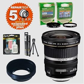 Canon EF-S 10-22mm f 3.5-4.5 USM AF Zoom Super Wide Angle Lens and 6 Year Warranty and... by Canon