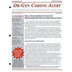 Ob-Gyn Coding Alert