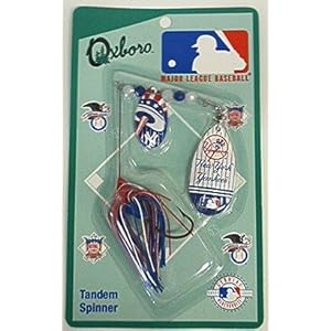 New York Yankees Tandem Spinner Fishing Lure & Hook