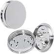 47mm Stainless Steel Herb Stash And Grinder Plug Set