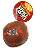 Gravy Train Paw Print Plush Ball Squeaky Chew Dog Toy - Beef Scented (1 Toy)