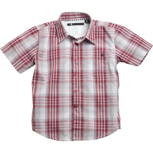 Volcom X Factor Plaid Shirt - Short-Sleeve - Little Boys
