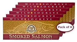 Alaska Smokehouse * 6 * 16oz Smoked Sockeye Fillets *Bulk Sale*!