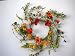16 Inch Pansy Flower Front Door Wreath