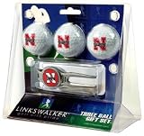 Nebraska Cornhuskers 3 Golf Ball Gift Pack w/ Kool Tool - NCAA College Athletics