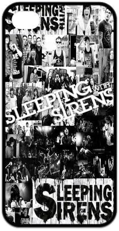 Mystic Zone Popular Rock Band SWS Sleeping with Sirens Case for iPhone 5/5s Rubber Back Covers Fits Case KEK1807