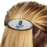 MLB Kansas City Royals Ladies Oval Barrette - White