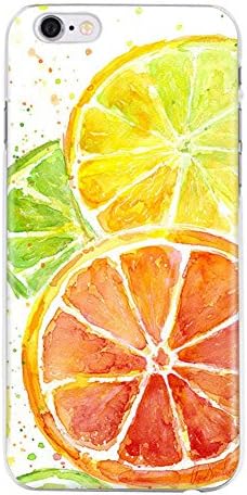 iPhone 6 Case, iPhone 6s Case, TOPS TECHNOLOGY™ Watercolor Lemon Pattern Soft Flexible TPU Scratch-Proof Protective Case Cover Skin for iPhone 6 / 6s (4.7-inch)