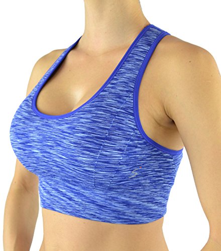 Vesi Star Women's Padded Sports Bra Yoga Top