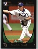 2011 Bowman Draft Baseball Card # 41 Brandon Gomes RC - Tampa Bay Rays (RC - Rookie Card) MLB Trading Card in Screwdown Case!