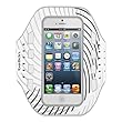 Belkin F8W107vfC03 Brassard en lycra et n�opr�ne pour iphone 5 Blanc et gris