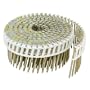 Hitachi 13388 2-1/4" x .092 Hot Dip Galv. 15 Deg Smooth Plastic Collated Coil Nails - 4800 Box