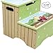Fantasy Fields - Transportation Hand Crafted Kids Wooden Step Stool with Storage