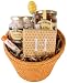 Honey bees Abuzz Gift basket: Honey candy, soap, French Flower honey, lip balm & more