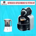 Nespresso D90 Essenza Manual Espresso Machine + Froth Au Lait Fal-W Frothing Unit