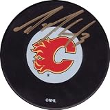 Dion Phaneuf Calgary Flames Autographed Hockey Puck