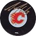Dion Phaneuf Calgary Flames Autographed Hockey Puck