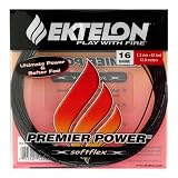 Ektelon Premier Power 16g Racquetball String (Black) - 1 set