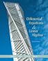 Differential Equations and Linear Algebra (2nd Edition)