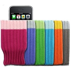 MaryCom Socke f�r Apple iPod Touch2 Touch3 Iphone 2G Iphone 3G Iphone 3Gs in Violett / auch f�r andere Mp3 Player oder Handys passend / Socke T Violett