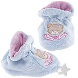Light Blue Little Angel Slippers for Baby Girls