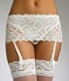 Rampage Something Blue Lace Skirt Thong Panty