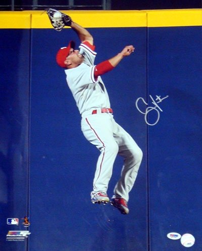 Shane Victorino Autographed/Hand Signed Phillies 16x20 Photo #2 PSA/DNA