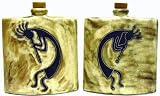 Review Mara  / 24 Oz. MARA Stoneware COLLECTIBLE Liquor Flask DECANTER Kokopelli NATIVE AMERICAN
