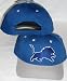 Detroit Lions Two Tone Blue / Grey Adjustable Plastic Strap Back Hat / Cap
