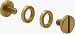 C.R. LAURENCE ZUR70BR CRL Brass Screw and Washer Accent Kit for Zurich Hinges