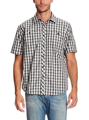 Trespass Camisa Hombre Hip (Negro / Blanco)