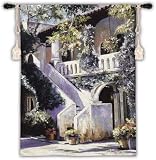 Balcony De La Flora Tapestry- 53x40