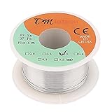 uxcell　はんだワイヤ　DMiotech　0.5mm　35G　63/37　ロジン　コア　フラックス1.8%　錫/鉛ロール