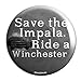 Geek Details Hunter Themed Pinback Button (Save the Impala)