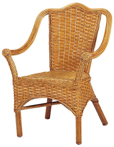 Hansen Rattan 3706/C Rattan-Armlehnstuhl Color gebeizt honig / B 59 T 53 H 90 SH 43 cm