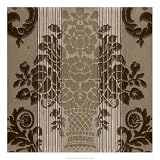 Vintage Wallpaper I by Vision Studio. Art Print Poster 22 inches width by 22 inches height. Highest Quality Art Poster Print