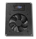 CG Cabcool1201 Deluxe single 120mm Fan Cooling unit with LED Thermal Control and Monitor