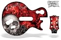 Guitar Hero 3 Faceplate Skin for Xbox 360 / PS3 - Red Skulls