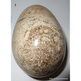 3" Polished Marble Egg. Made from quality marble, Ideal gift or to collect includes a FREE egg stand.