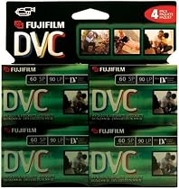 Fuji 4 Pack 60-Minute MiniDV Tapes (DVCM604PK)