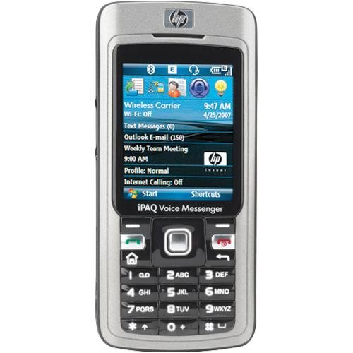 HP iPaq 510 Voice Messenger Unlocked Smartphone with Wi-Fi, MicroSD Slot--U.S. Version with Warranty (Black)