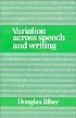 Variation across Speech and Writing