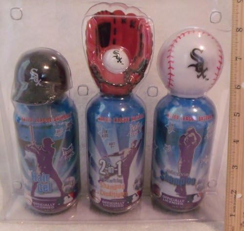 Major League Baseball--triple Play Hair Care Trio(set of 3 )-Shampoo-conditioner-gel- White Sox