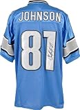 Calvin Johnson Autographed Jersey | Details: Detroit Lions, Blue, Reebok